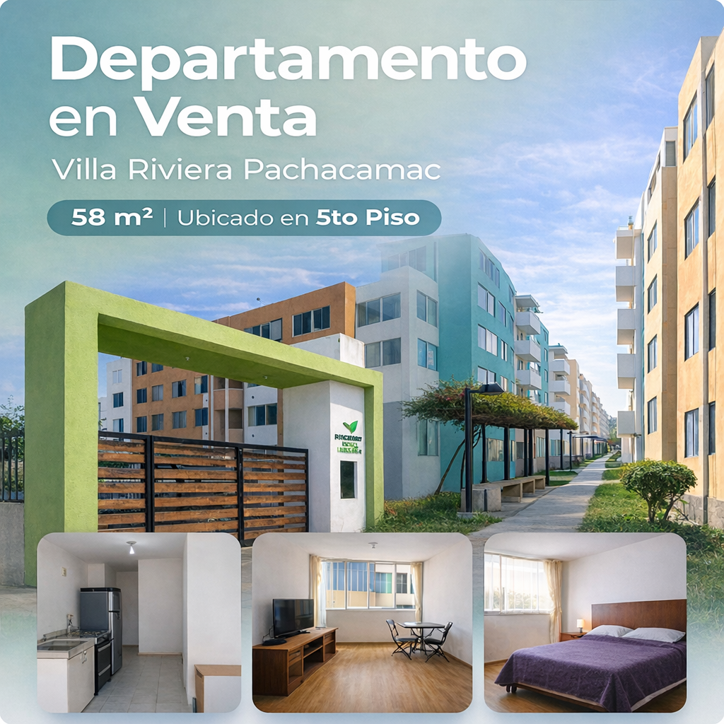 Departamento - Condominio Villa Riviera