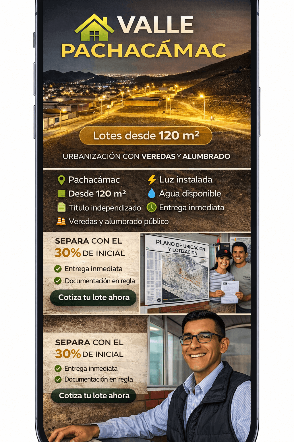 Plano departamento Proyecto VALLE PACHACAMAC