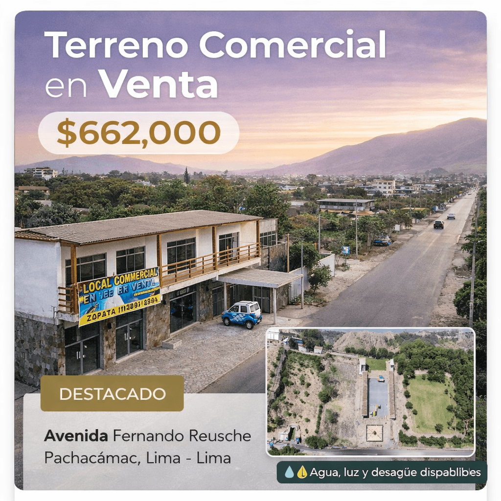 TERRENO COMERCIAL - AV. REUSCHE