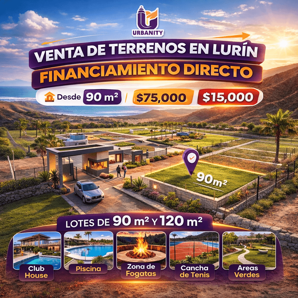 TERRENOS EN LURIN